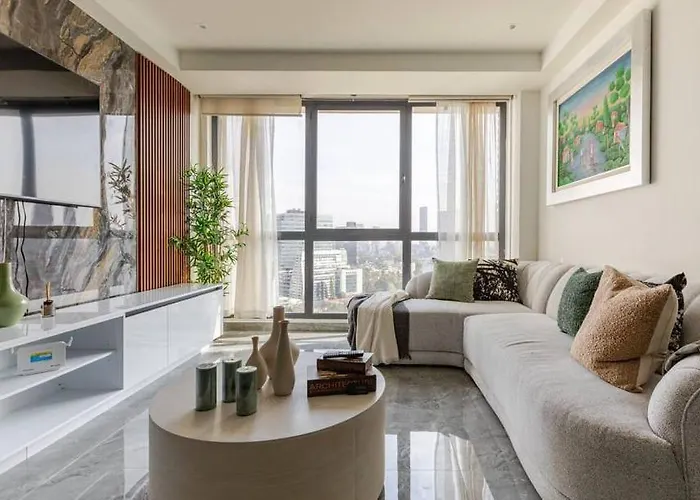 Luxury With Amazing Pool, Gym, Sauna, Wifi Apartment Mexico City