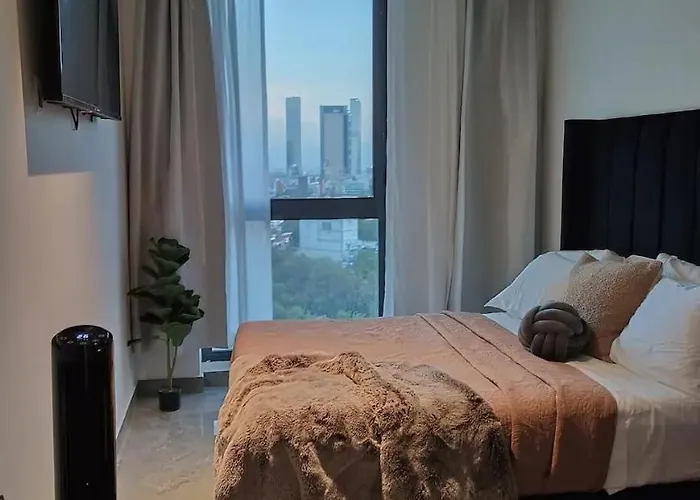Luxury With Amazing Pool, Gym, Sauna, Wifi Apartment Mexico City